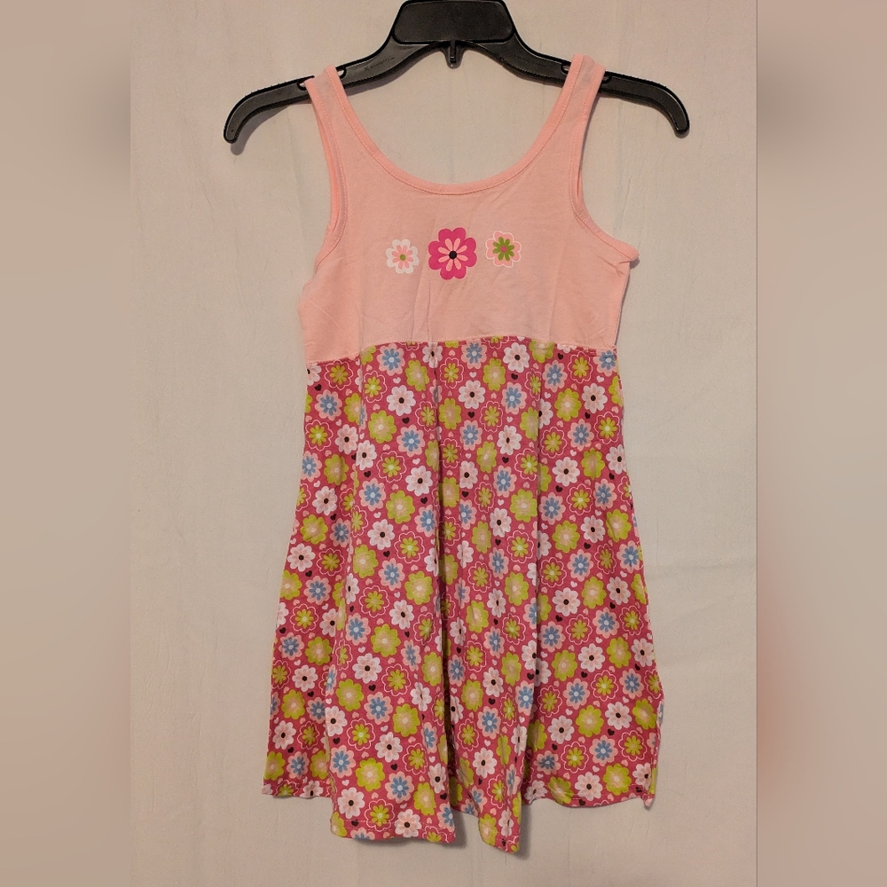 AVON Girls Dress Pink Floral Dress Size 7-8